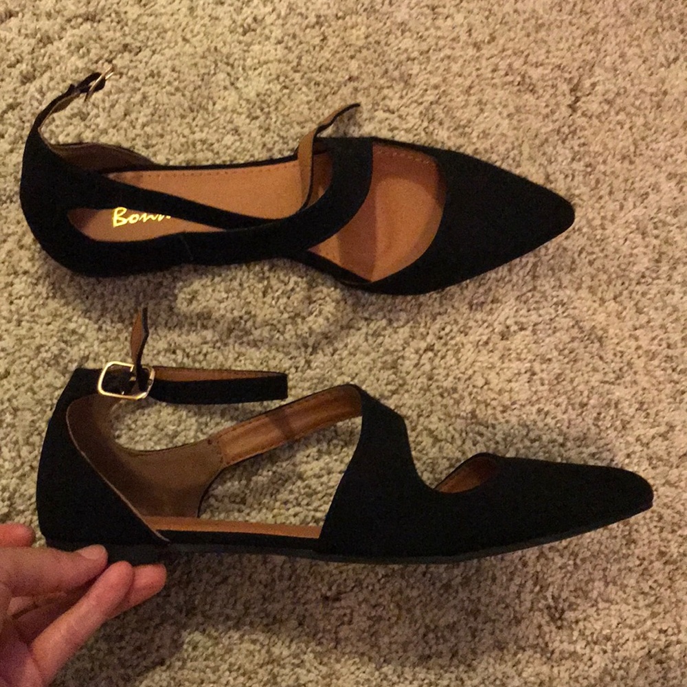 Black flats